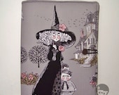 iPad Cover, iPad 3 Case, iPad 2, Padded Book-Style Case: Ghastly Night Tim Burton-esque, ANY iPad - READY to SHIP