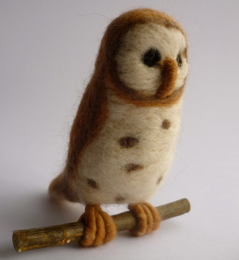 Needle Felt Barn Owl Kit