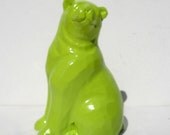 Wood Bear Sculpture - animal/sculpture/art/pop/figurine