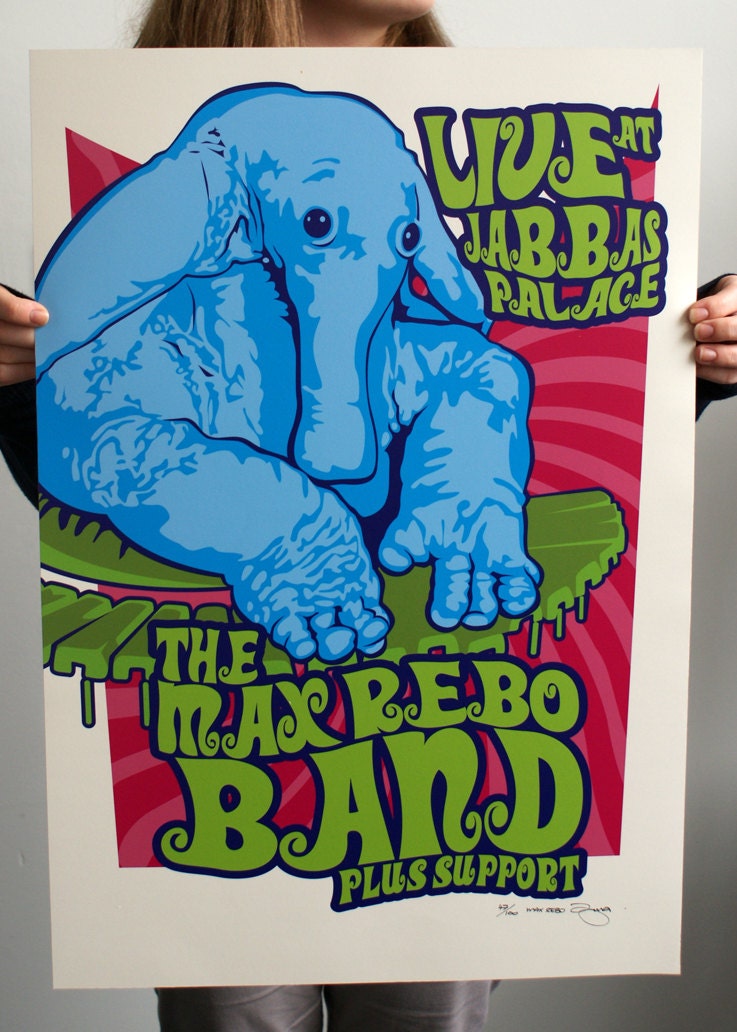 Star Wars The Max Rebo Band Limited Edition Digital Print