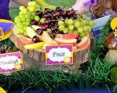 TANGLED Inspired Food Labels- RAPUNZEL- Girls Birthday Party - Tangle Princess - Krown Kreations Il_170x135