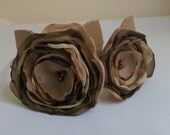 Headband Light Brown Flowers Stylish Handmade Gift for her Birthday, Wedding, Occanion, Prom, Headpiece, Hair Accessory