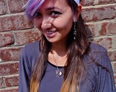 WHITE Punk Metal Spiked Studded Custom Headbands & Garders