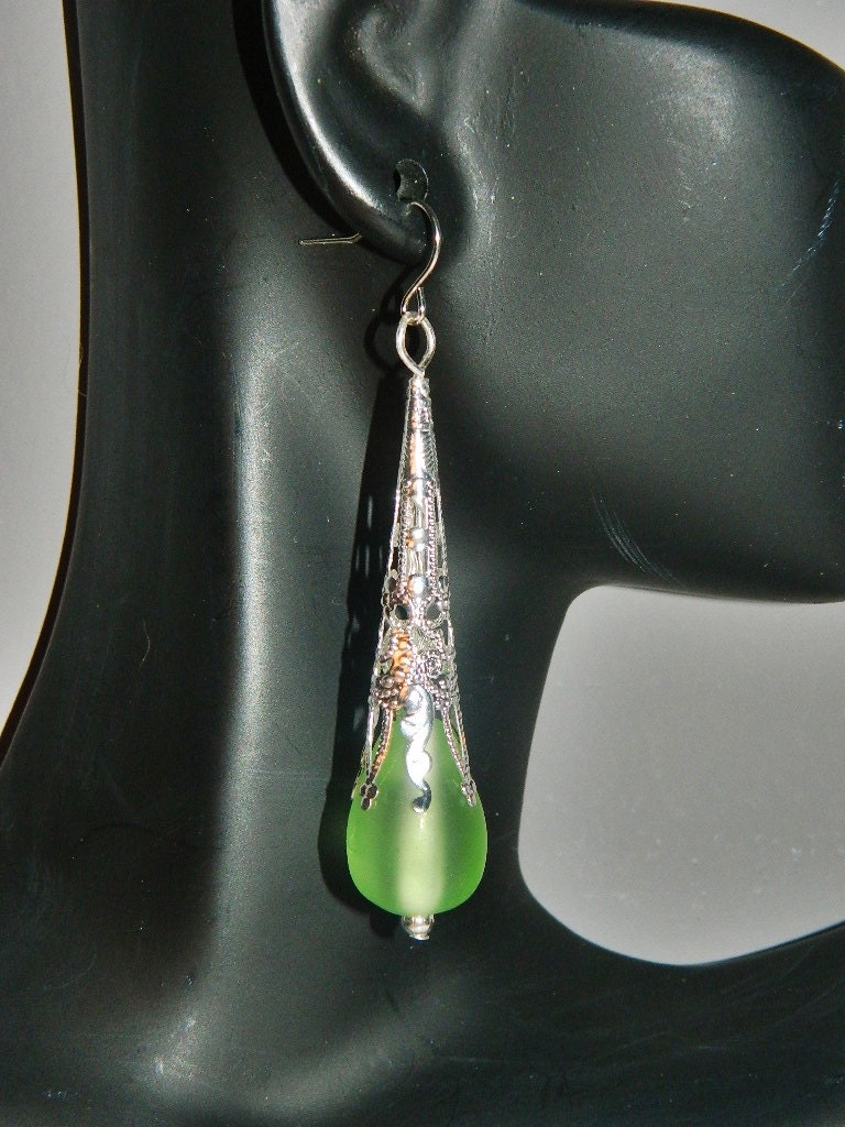 Long Drop Victorian Earrings
