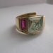 RESERVED Page Art Deco Half CARAT Diamond &14kt Ring/ 1940's Diamond Ring/ Deco Jewelry/ Diamond Ring/ Vintage Diamond Ring/ Men's Rings