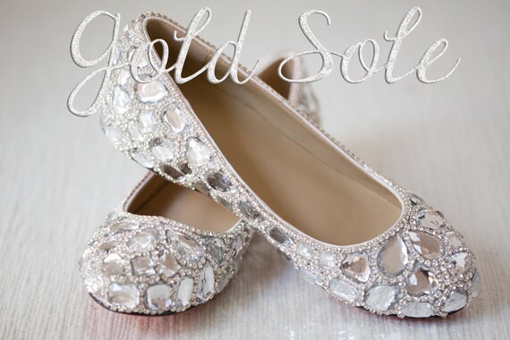 ballet flat bridal shoes