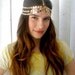 THE HARLOW- Seven Strand Gold Coin Headpiece