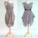Sexy Women Pleated Party Soft Purple Gray Mini Dress / Cocktail Dress / Mini Dress - 'The Fairy' small to extra large