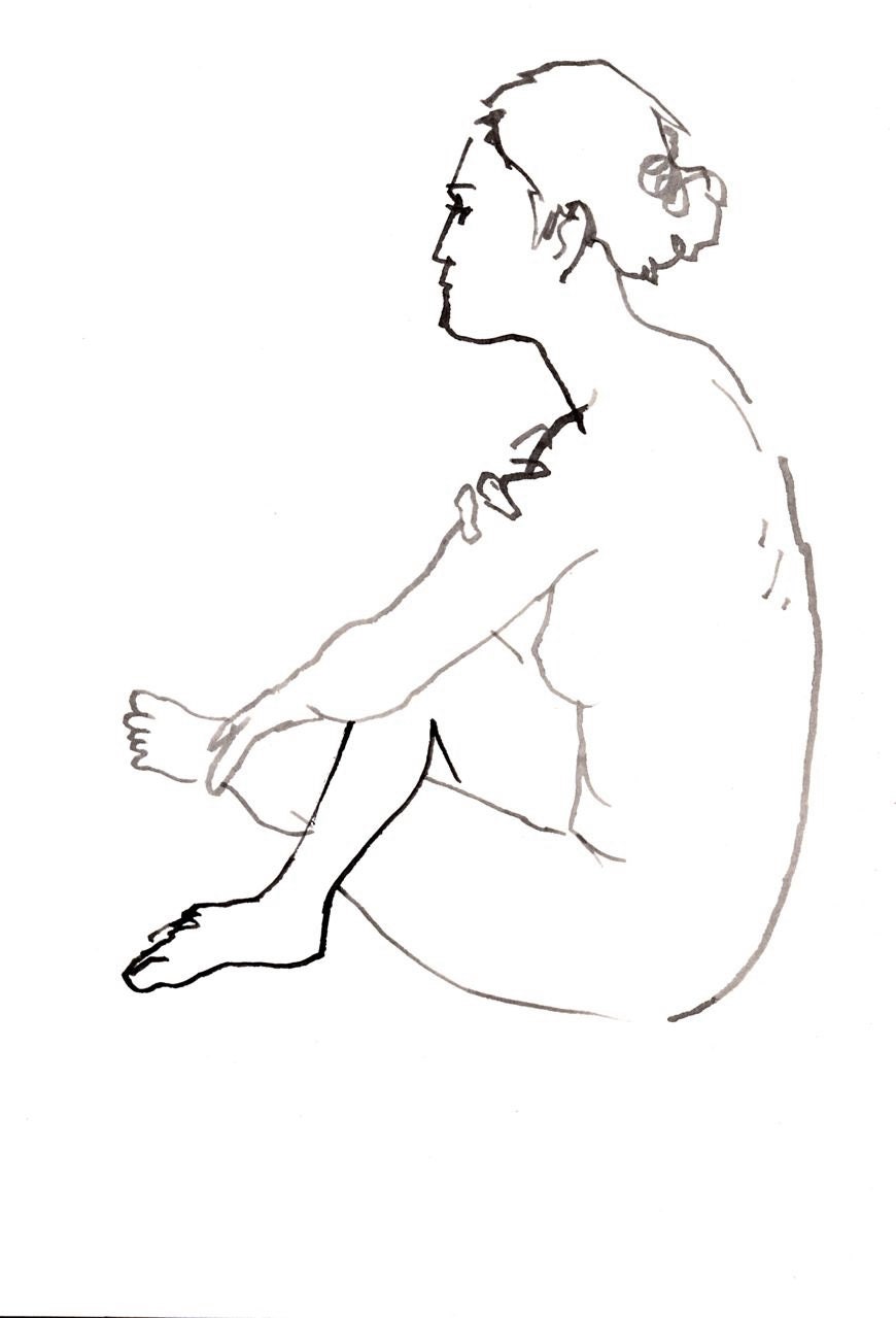 Original drawing - Life drawing study