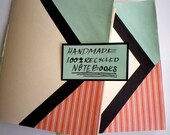 Handmade / Recycled Lined Paper Cute Notebook // Journal Made of Purely Repurposed Materials