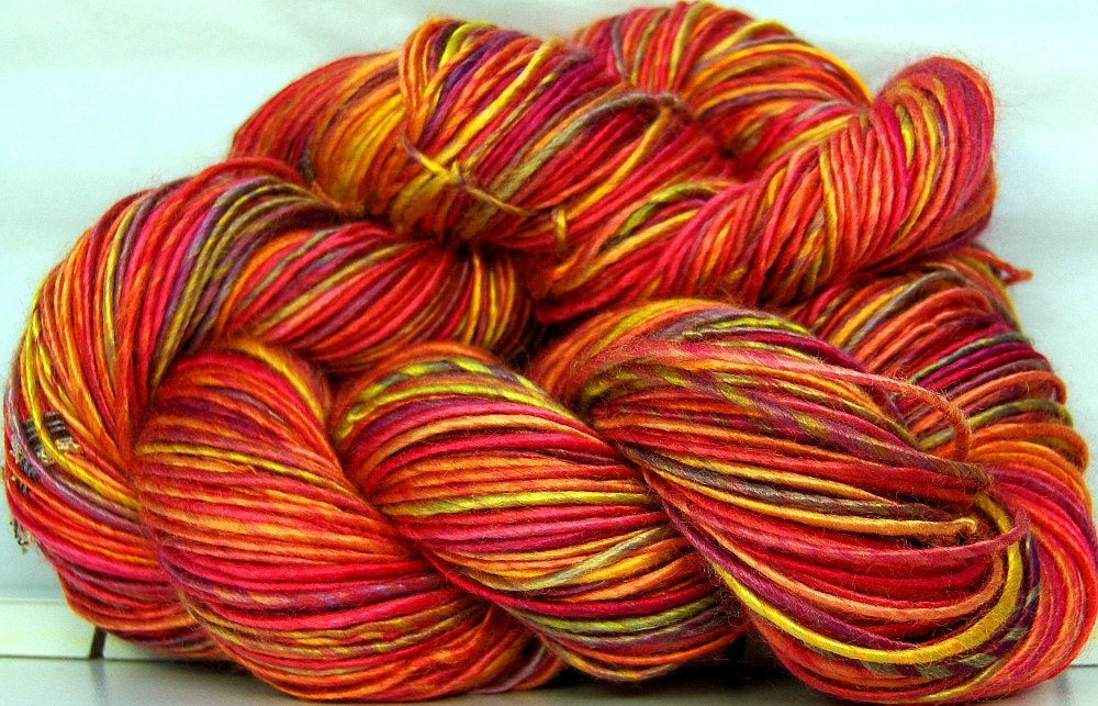 HandSpun Bamboo Yarn Summer Carnival 214 yards