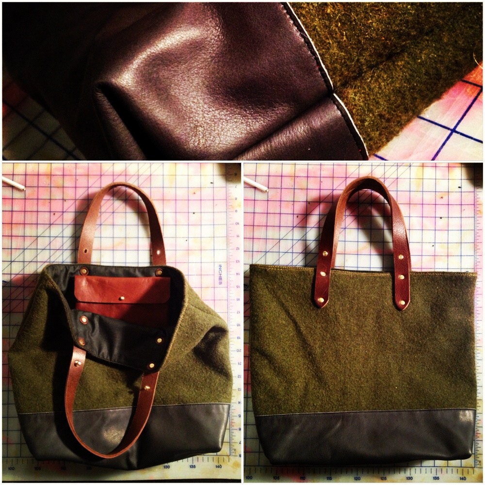Military blanket tote