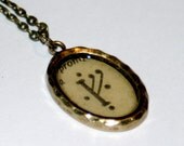 Literary Necklace - Gandalf's Seal from The Lord of The Rings