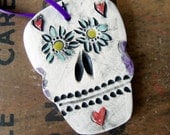 Porcelain Day of the Dead Skull