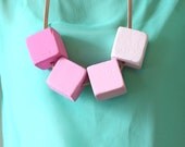 Ombre Block Necklace