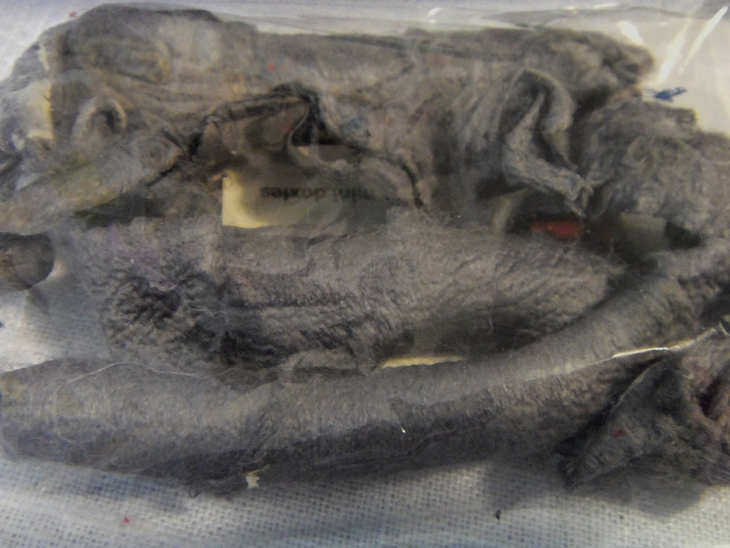 Mulberry Silk Carrier Rods handpainted DARK GRAY