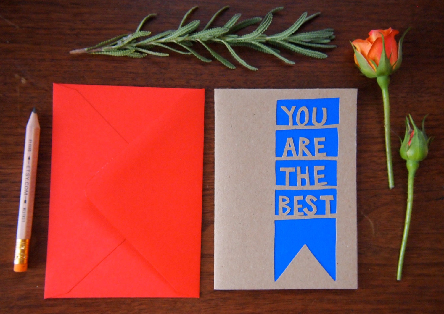 Papercut Card: You Are the Best
