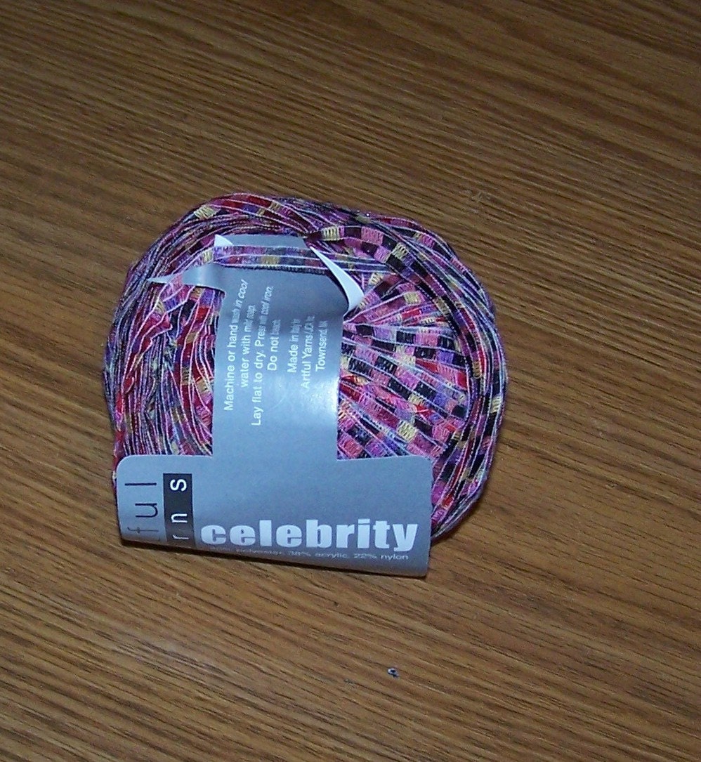 Artful Celebrity 97 Multi Ribbon Yarn Free Shipping