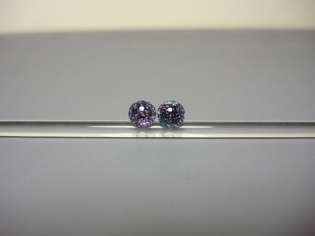 3mm Purple Dichro on Black SF