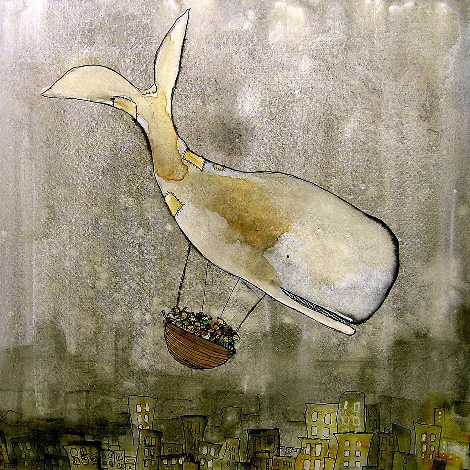 Whale Hero- Archival Print