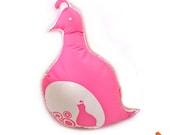 Pink Mama Quail Plush Pillow