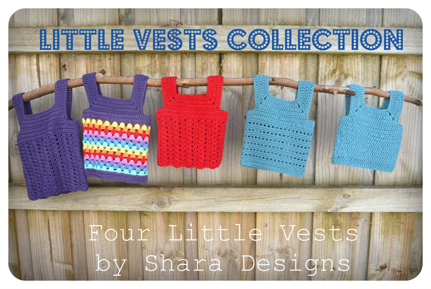 Little Vests Collection Ebook PDF Digital Pattern Baby
