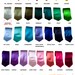 4 Ink and SILK fabric swatch sample. Color matching card for custom orders. Choose from over 40 colors.
