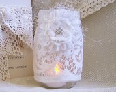 mason jars for weddings, showers, bridal, lighting, candle, vase, flameless candle
