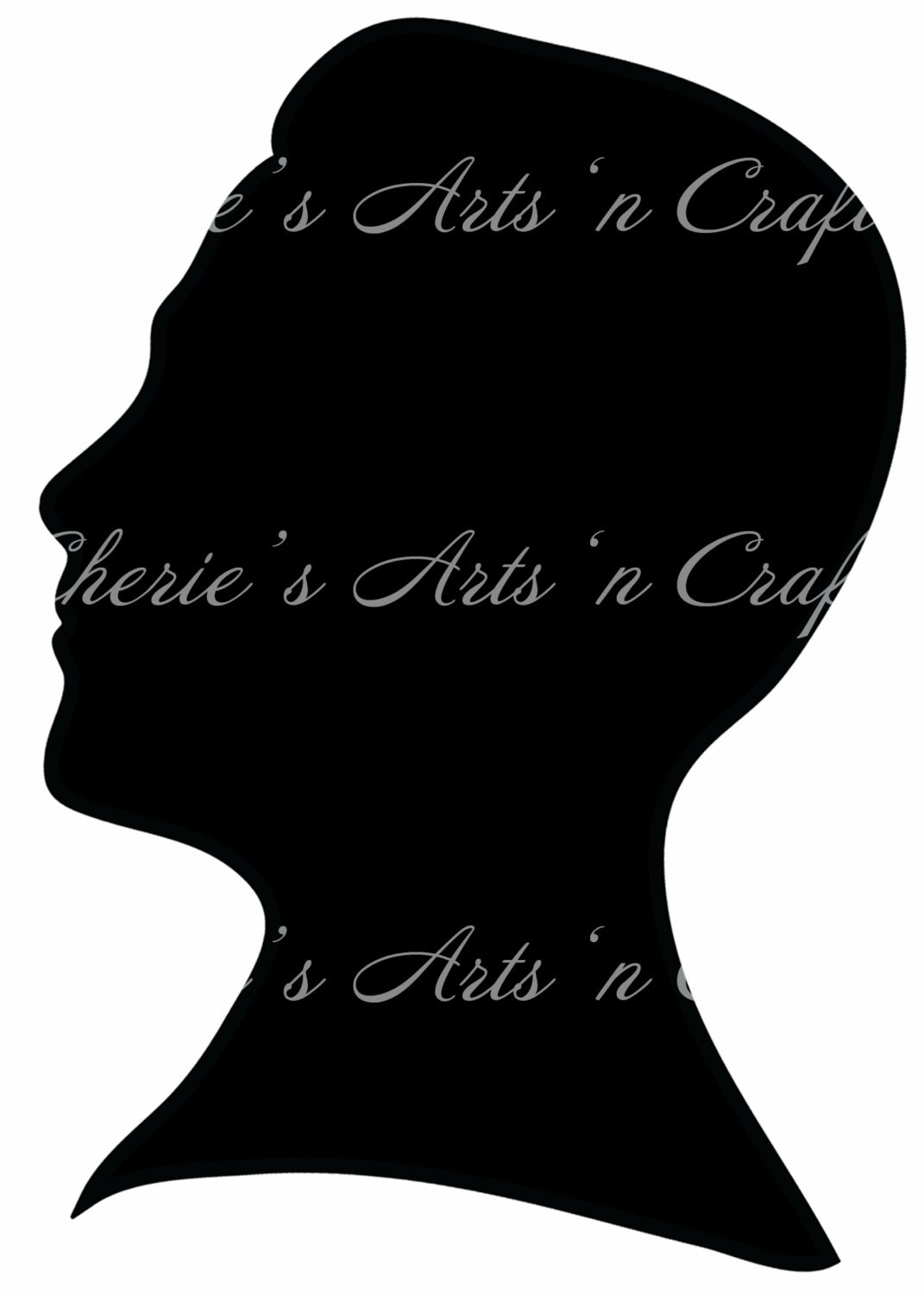 Instant Download, Man Silhouette, Man Clip Art, Man Graphics, Downloadable Graphics, PNG Graphics