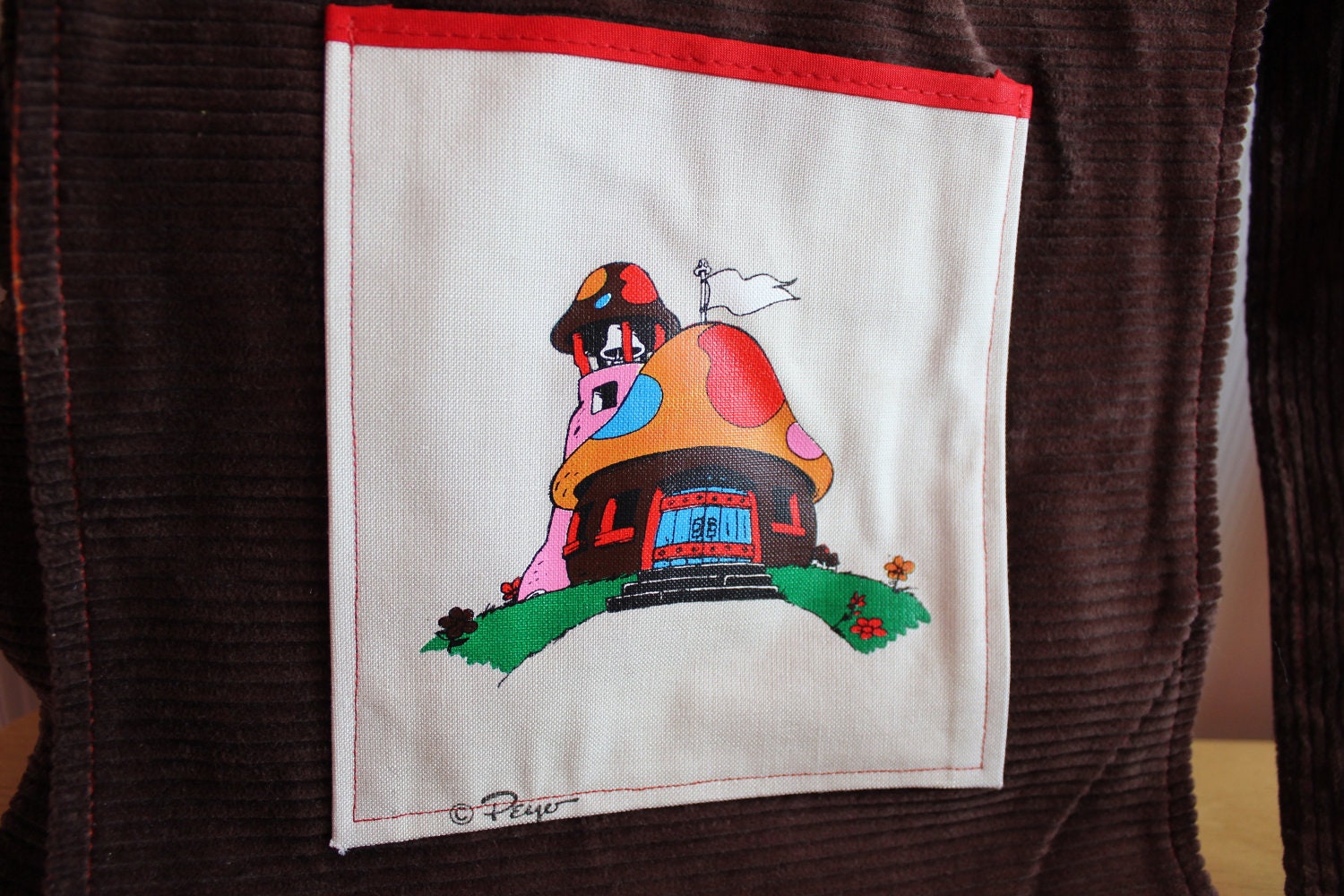 Smurf House Messenger Bag