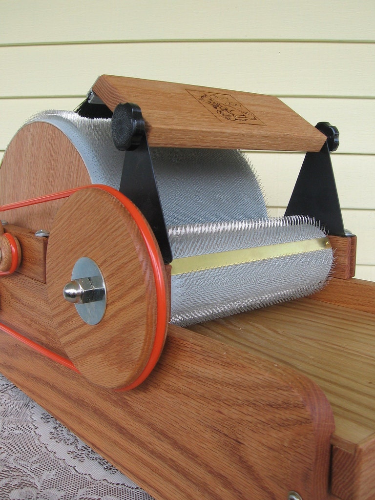 Fancy Kitty LITTLE TOM Art Batt Cottage Industry Drum Carder