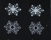 Baby Leg Warmers and Toddler Leg Warmers  - free shipping - black with silver snowflakes and ruffle cuff