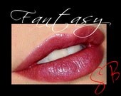 Fantasy Mineral Lip Gloss (Mauve w/ pink & violet shimmer) Lacquered Up Full size wand