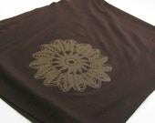 Screenprinted LACE jersey scarf