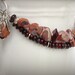 Mexican Fire Opal Bracelet, Red Tiger Eye - Double Strand Bracelet