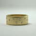 Custom Reserved for M - 18 Karat Yellow Gold Wide Band Ring with Scattered Diamonds
