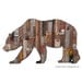 Grizzly Bear Wall Sculpture, In the Woods Collection (Large), Found Object Artwork