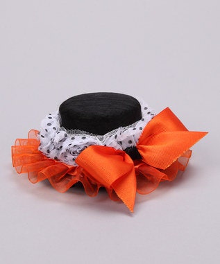 Custom size Boutique Mini top hat fascinator photo prop girl Halloween Bows