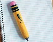 Soft Sculpture Pencil . Wool Felt
