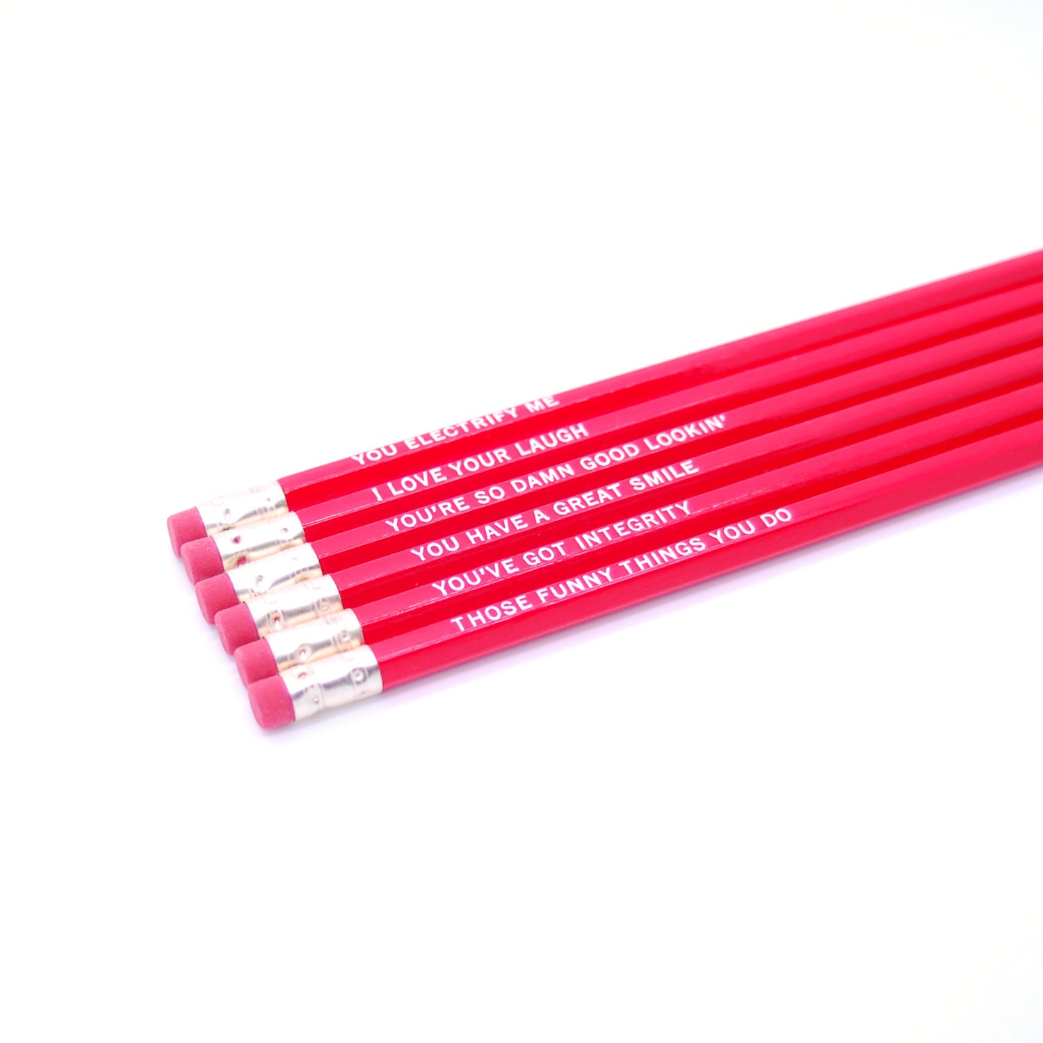 Reasons I Love You  Pencil Set (Red)