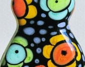 Zuma Blooms Focal--Handmade Lampwork Glass Bead
