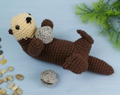 Sea Otter amigurumi PDF CROCHET PATTERN