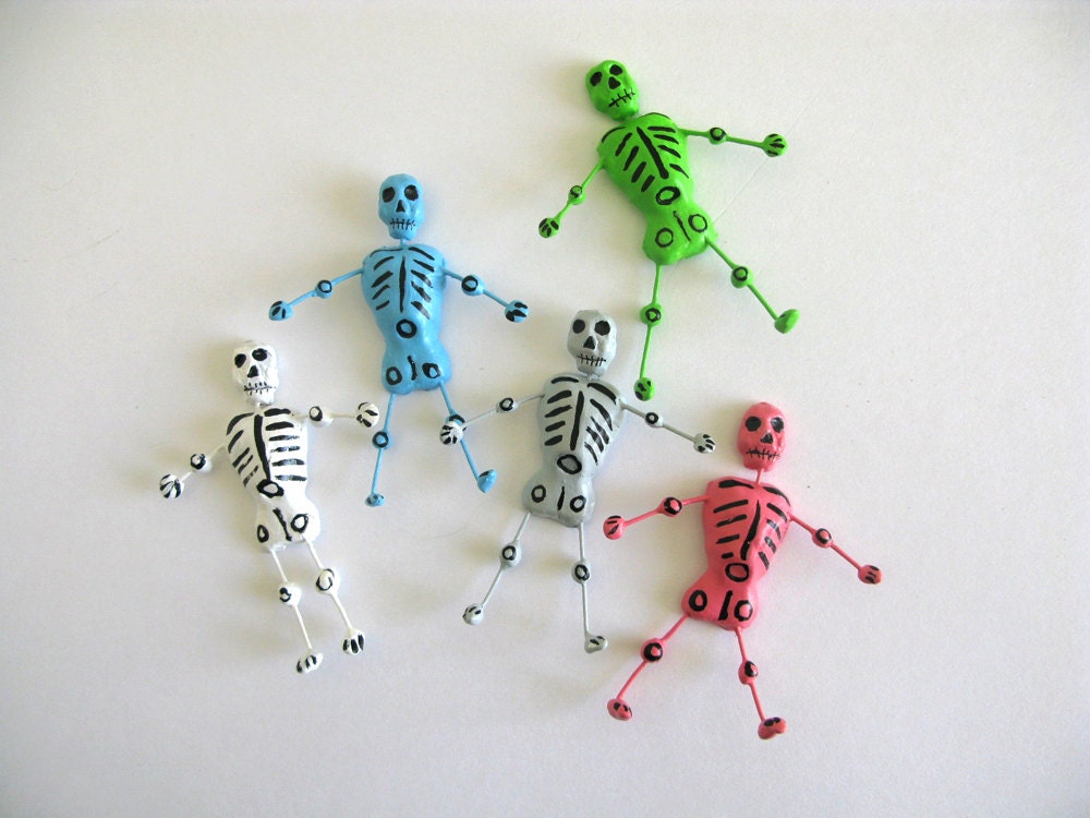 Skeleton Magnet - Halloween, Day of the Dead, Monster Magnet