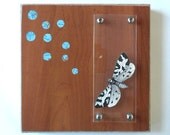 original art - mixed media, collage "moth"