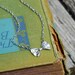 Silver Bow Necklace . Bow Tie Pendant Necklace . Bridesmaid Bow Jewelry