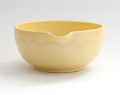 Medium Batter Bowl - Mixing Bowl - Stitch - Yellow