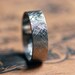 14k white gold wedding ring - wedding band - modern - texture - recycled - 14k palladium white gold - made to order - custom