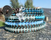 Multi Stone Wrap Bracelet