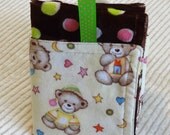 Baby/Toddler Lovey Cuddle Blanket Flannel and Minky