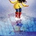 Puddle, Rain Boots, San Francisco, Rainy Painting, Rainy Day, Rain Coat - "Puddle Pounce" - Art Print 13x19